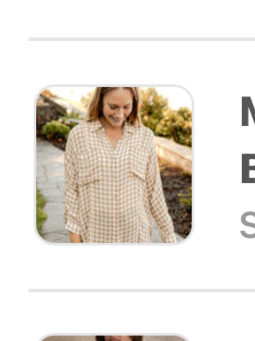 Madison Button Down - Honey Brown